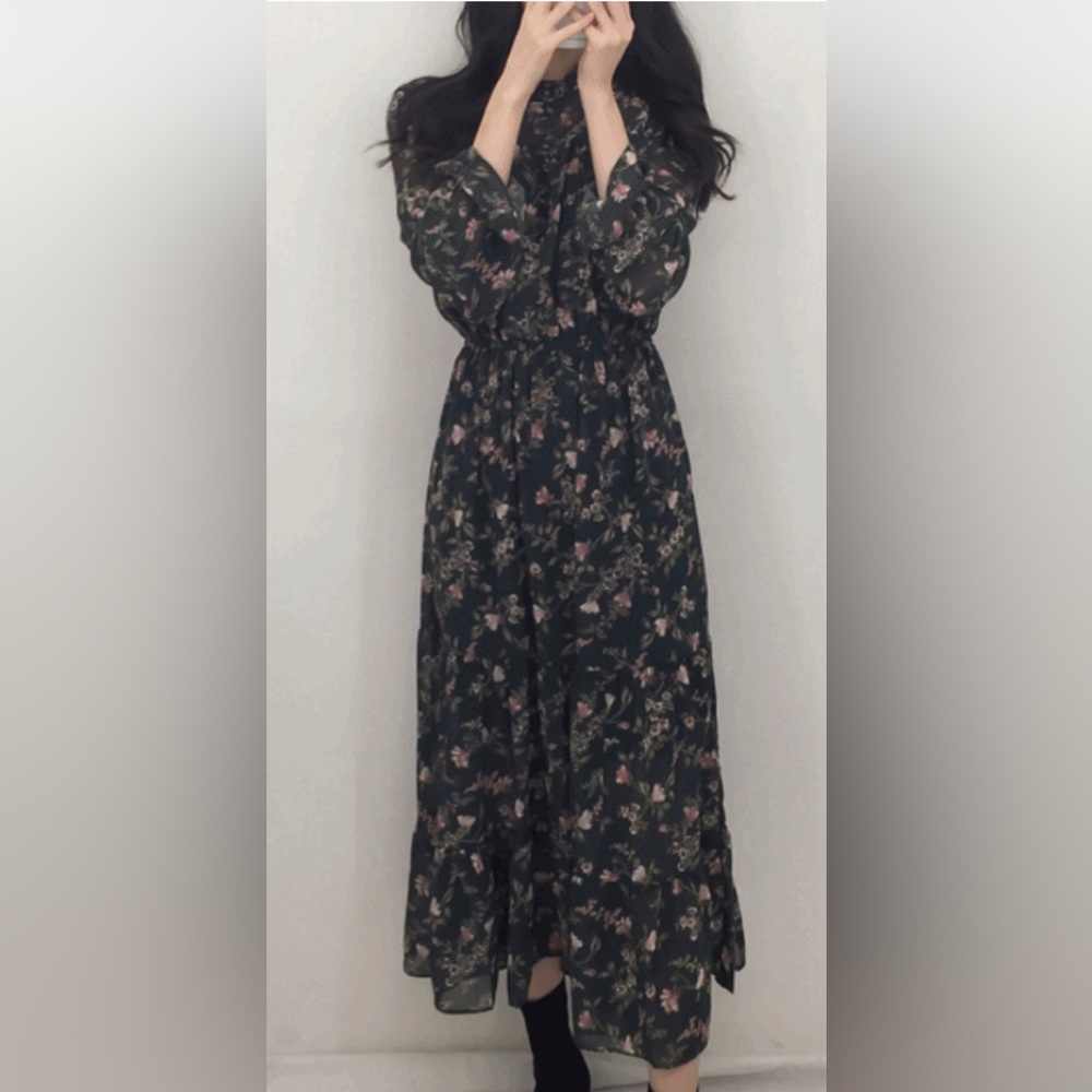 Jealous Tomato midi floral print dress